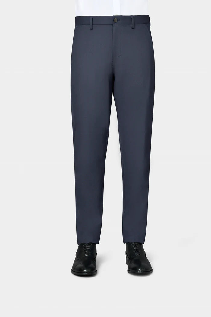 Essential Stretch Navy Pants | Slim