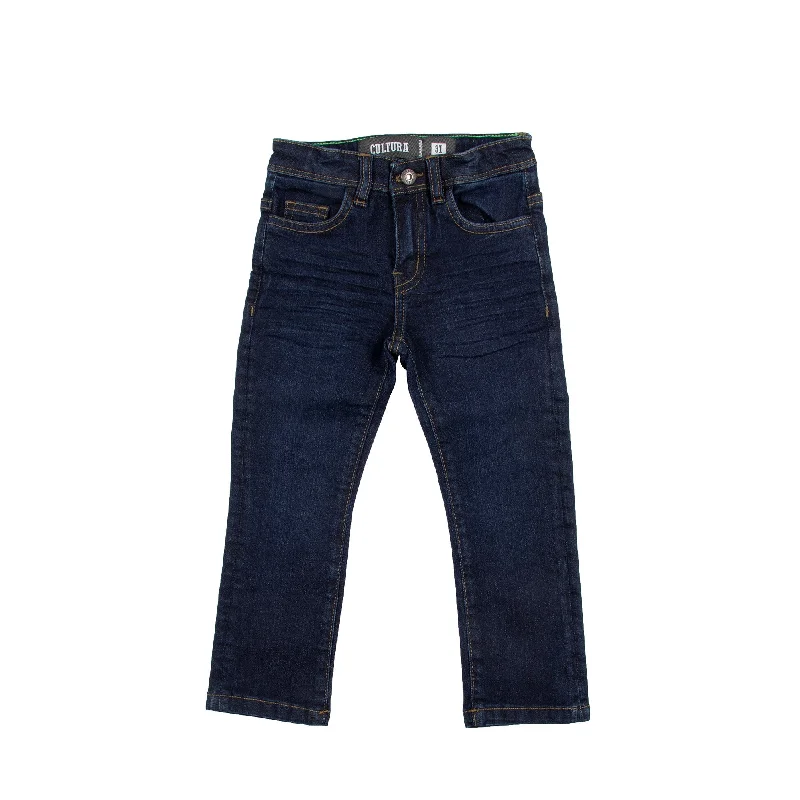 CULTURA Toddler's Washed Denim Pants