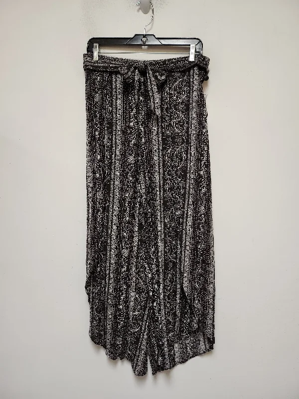 Pants Wide Leg By American Rag In Brown & White, Size: 12