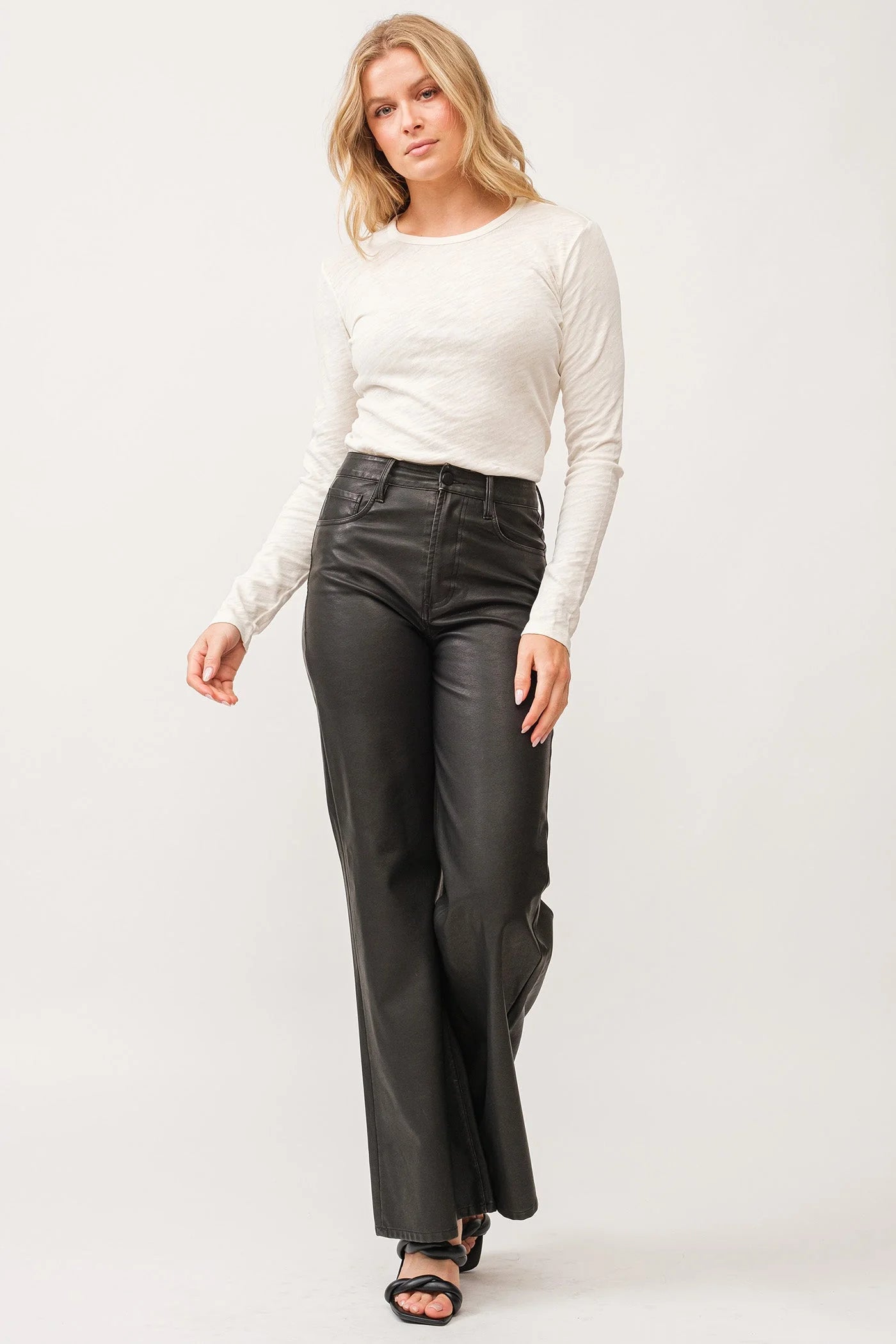 Vegan Leather Fiona Pant