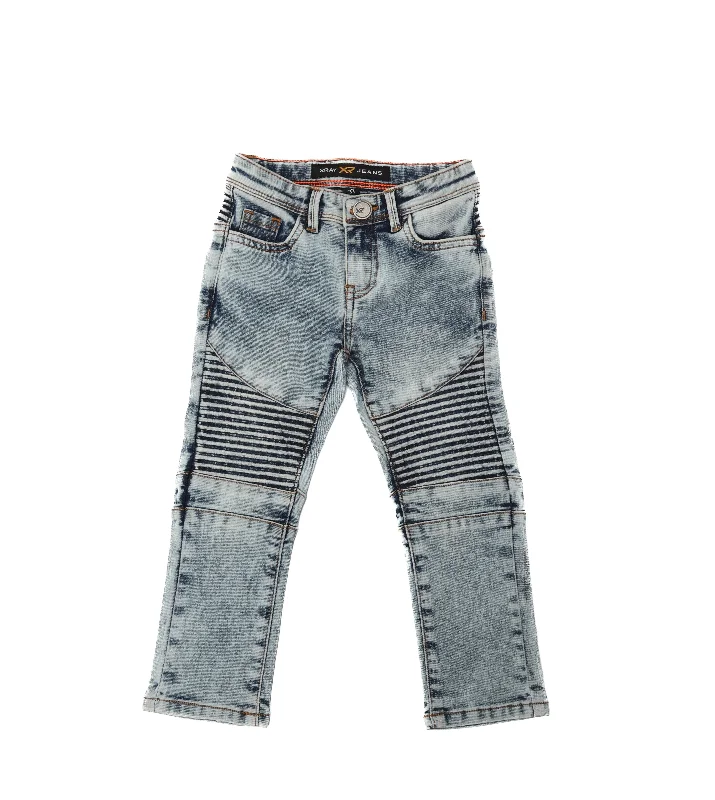 X RAY Baby Boy's Elastic Waist Inside Toddler Jeans