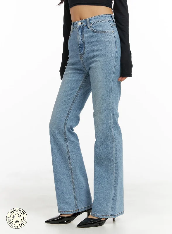 Recycled Slim Bootcut Jeans CM420