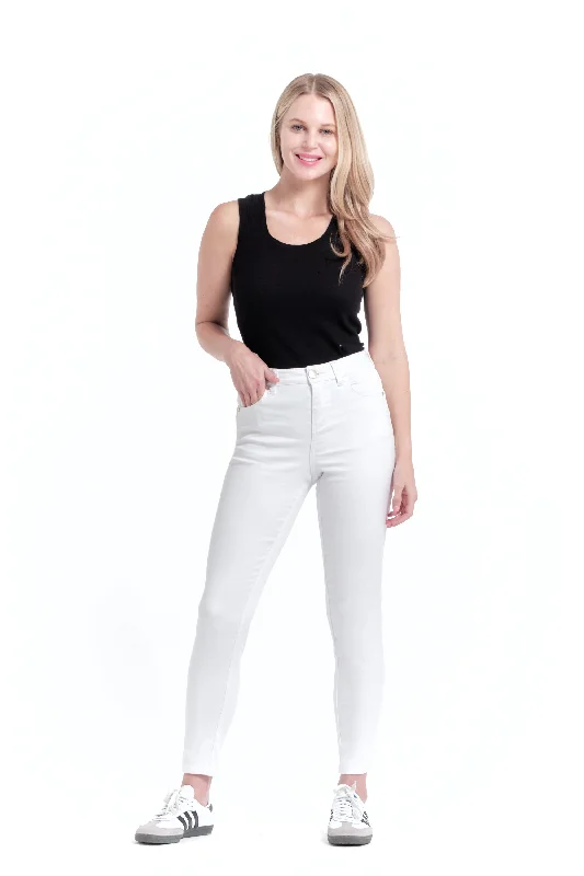 Gia Butter Ankle Skinny in White