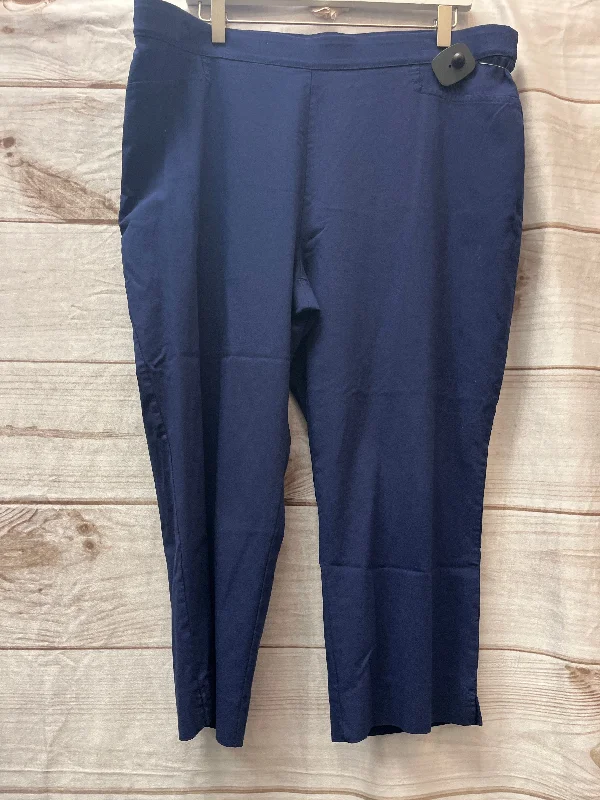 Pants Other By Worthington In Navy, Size: 1x