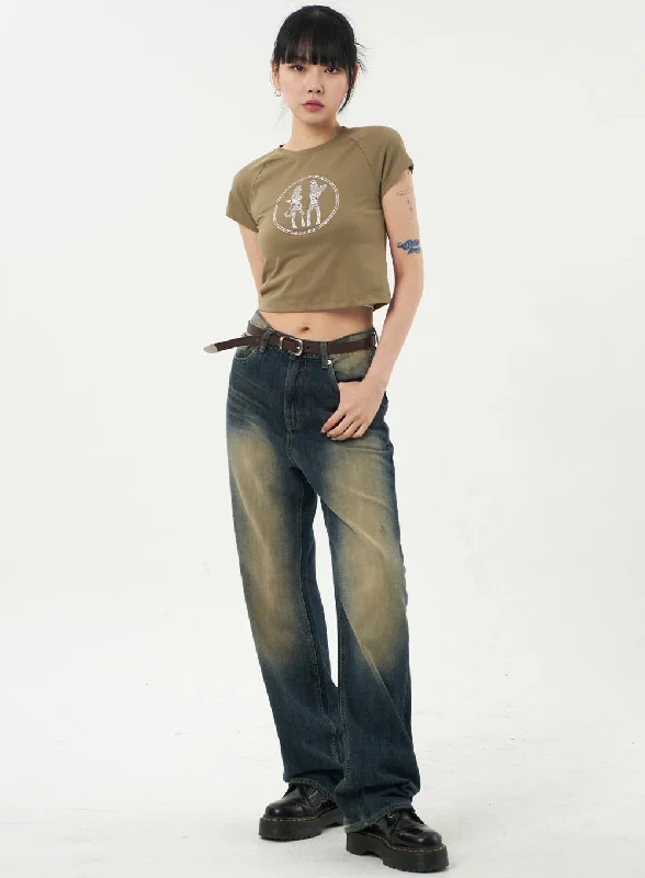 Vintage Wash Jeans CA327