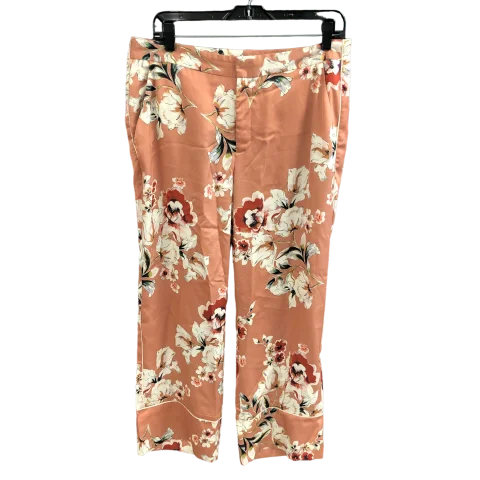 Pants Dress By Zara Basic In Floral Print, Size: L