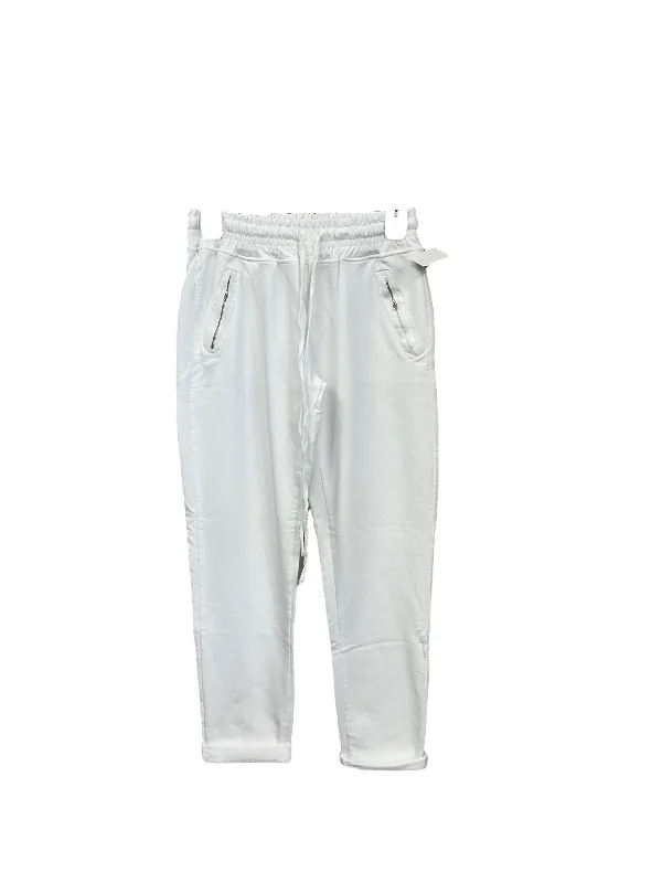 Pants Lounge By Clothes Mentor In White, Size: Xs