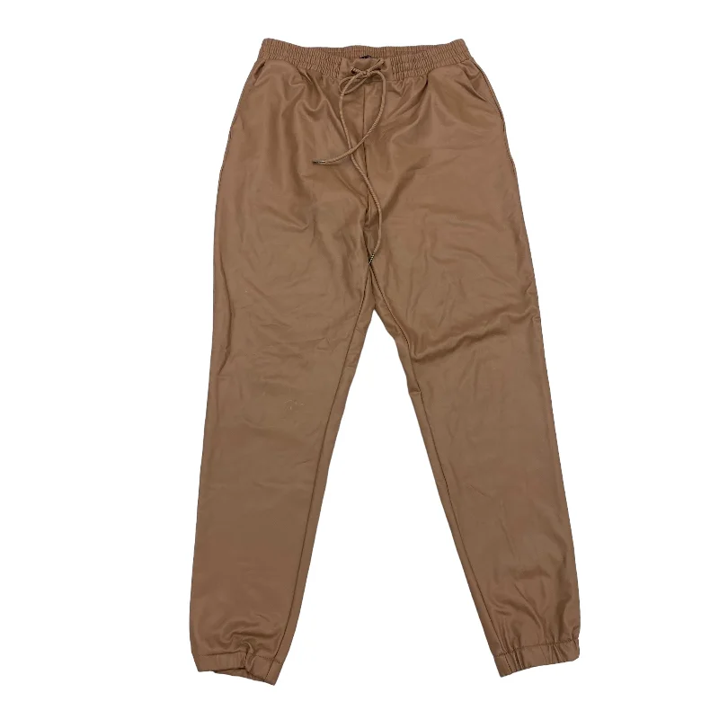 BROWN PANTS JOGGERS by CLOTHES MENTOR Size:M