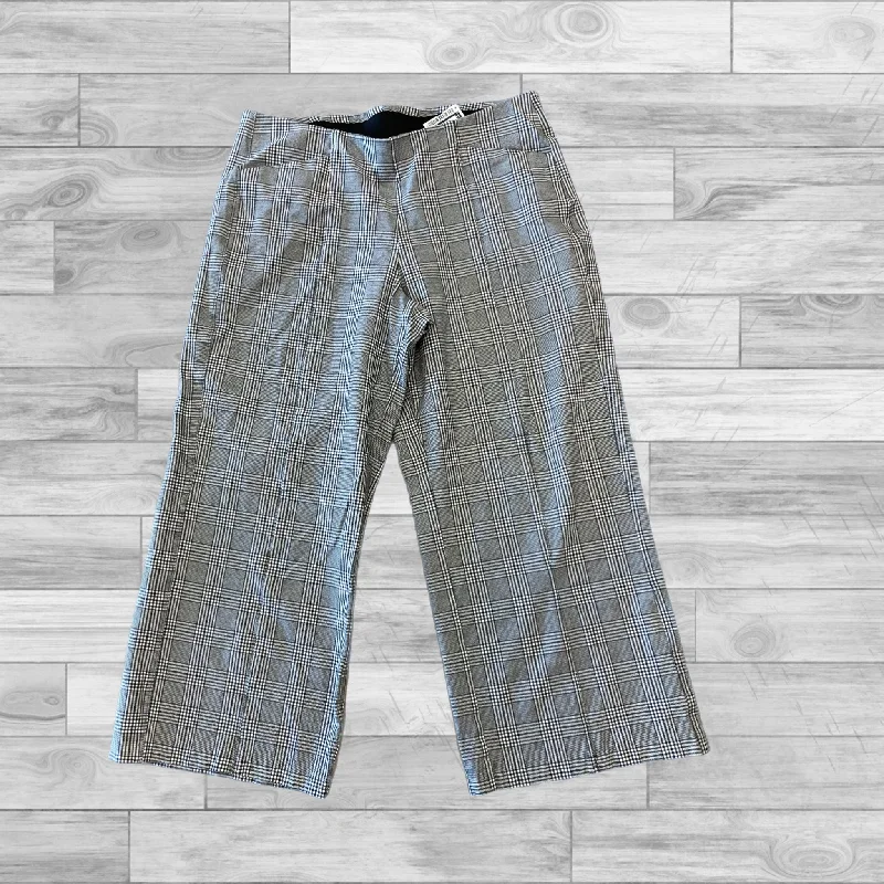 Pants Wide Leg By Old Navy In Plaid Pattern, Size: Xl