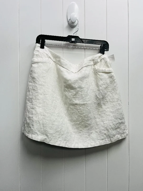 White Skirt Mini & Short For Cynthia, Size L