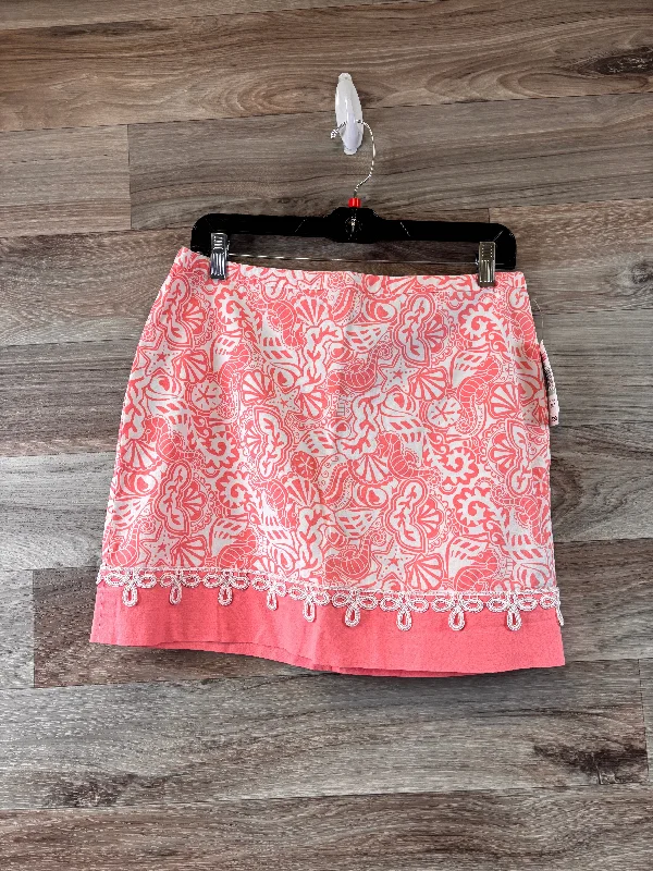 Orange & White Skirt Mini & Short Vineyard Vines, Size 8