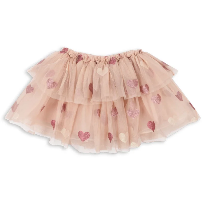 Konges Sløjd Heart Rose Glitter Tullie Skirt