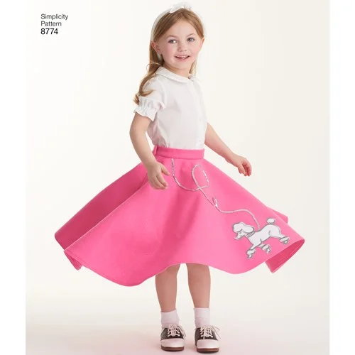 Simplicity Child/Teen Skirts S8774