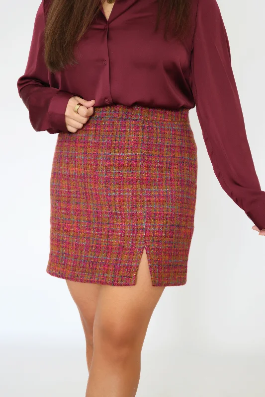 Lilly Tweed Skirt (FINIAL SALE)