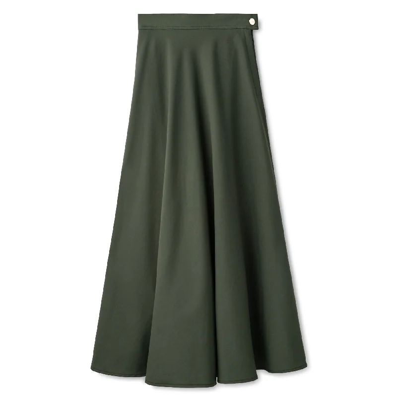 Basic Circle Skirt In: Sage