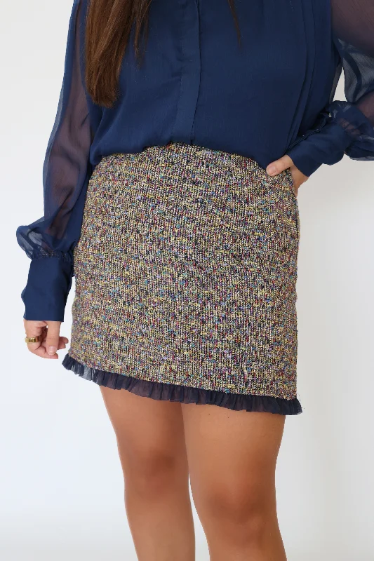 Blair Tweed Mini Skirt (FINAL SALE)