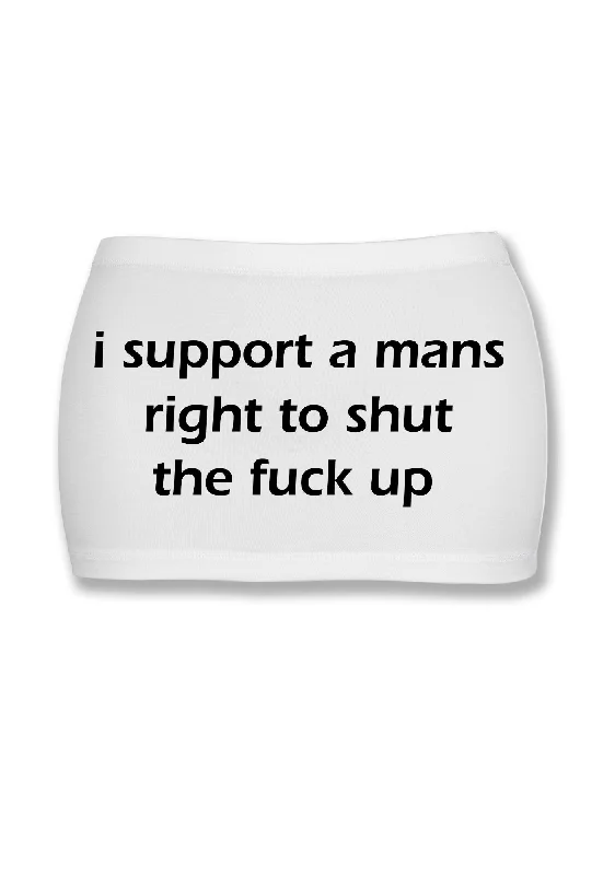 I Support A Mans Right Y2K Mini Hip Skirt Cherrykitten