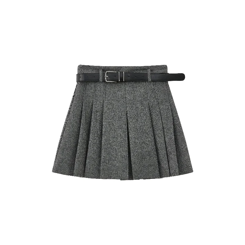 1984Q Pleated Mini Skirt