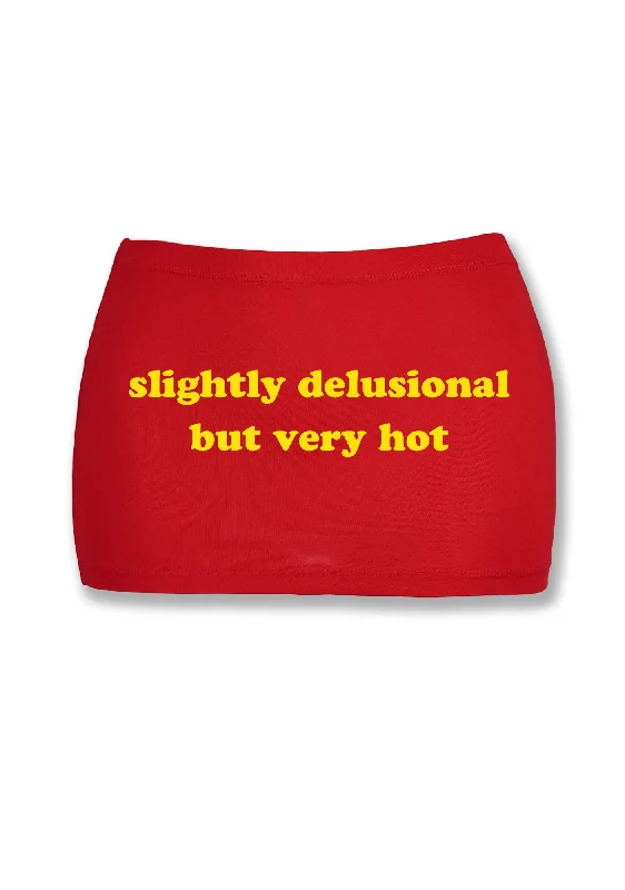 Slightly Delusional But Very Hot Y2K Mini Hip Skirt Cherrykitten